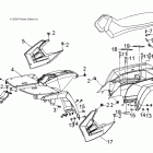 SPORTSMAN 90 - A11FA09AA Крылья и сиденье