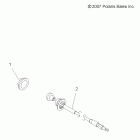 SCRAMBLER 2X4 INTL - A09BA50FA Троса управления