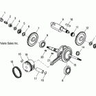 PHOENIX 200 QUAD - A09PB20EB Колен.вал и поршни