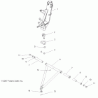 TRAIL BOSS 330 - A09CA32AA Suspension, front and a-arm mounting