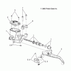 SPORTSMAN TOURING 500 EFI - A08DN50AF/AS/AW/AZ Главный торм. цилиндр