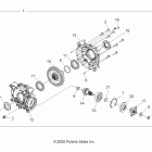 SPORTSMAN XP 550 - A09ZN55AL/AQ/AS/AT/AX Drive train, rear gearcase internals (built 12 / 01 / 08...