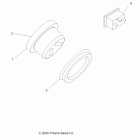 SPORTSMAN FOREST TRACTOR 500 EFI - A11MN50ET Панель приборов