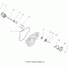 SPORTSMAN 800 HO EFI - A08MN76AF/AL/AQ/AR/AS/AT/AX Engine, oil pump and water pump