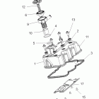SPORTSMAN XP EPS 850 INTL - A09ZX85FS/CFS Engine, valve cover