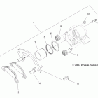 SPORTSMAN XP 550 - A09ZN55AL/AQ/AS/AT/AX Задние тормозные  колодки