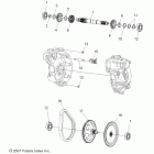TRAIL BOSS 330 - A09CA32AA Трансмиссия внутренности