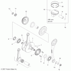 OUTLAW 450 - A08GJ45AA Колен.вал и поршни