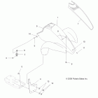 SCRAMBLER 500 4X4 INTL - A08BG50FA Переднее крыло