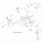 SPORTSMAN 500 EFI TRACTOR - A09MN50ET Крепление двигателя