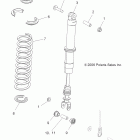 OUTLAW 525 IRS - A11GP52AA Задний аммортизатор