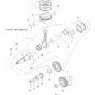 SCRAMBLER 500 4X4 INTL - A12NG50FA Колен.вал и поршни