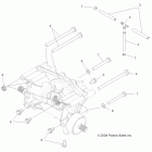 SPORTSMAN 800 EFI 6X6 - A12CF76AA Drive train, mid gearcase mounting