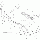 SPORTSMAN 500 EFI TRACTOR - A09MN50ET Глушитель