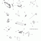 SPORTSMAN XP EPS 850 INTL - A09ZX85FS/CFS Electrical, switches, sensors, ecu and control modules