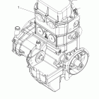 SPORTSMAN 800 HO EFI - A09MN76AX/AZ Двигатель