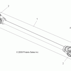 SPORTSMAN X2 550 - A12TN55AA/AZ Drive train, prop shaft, front