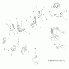 SPORTSMAN X2 550 INTL - A12TN55FA Body, tailgate brackets