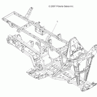 SPORTSMAN 500 HO EFI - A08MN50AF/AN/AQ/AR/AS/AT/AW/AX Рама