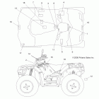 SPORTSMAN XP 850 INTL - A09ZN85FL/8CFL Наклейки