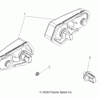 SPORTSMAN XP 850 INTL - A09ZN85FL/8CFL Задний фонарь