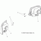 SPORTSMAN X2 550 INTL - A12TN55FA Задний сигнал