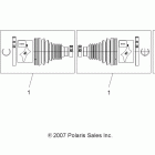 SPORTSMAN X2 800 EFI - A09TN76AL/AX/AZ Задний привод