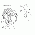 SPORTSMAN 90 - A12FA09AA Цилиндр двигателя