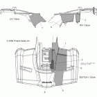 SPORTSMAN 300 4X4 - A08LH27AW/AX/AZ Теплозащита, заднее крыло