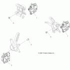 HAWKEYE 300 2X4 - A09LB27AA Суппорт тормозной в сборе