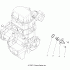 SPORTSMAN 800 EFI SCANDINAVIAN - A08MH76SS/SF Engine, cooling system thermostat