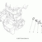 SPORTSMAN TOURING 800 EFI INTL - A09DN76FC Engine, cooling system thermostat