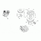 Mini RX Experience Head - cylinder - piston