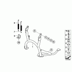 R1200GS 08-09 (K25) Центральная подножка