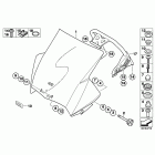 R1200GS 08-09 (K25) Стекло ветровое
