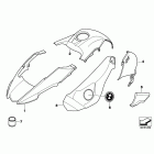 R1200GS ADV 08-09 (K255) Painted parts wn32 magnesium met. matt