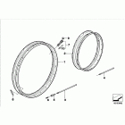 R1200GS 08-09 (K25) Spoke wheel rim / spoke