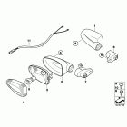 R1200GS 08-09 (K25) Белый индикатор повторителя
