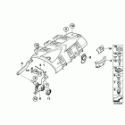 R1200GS 08-09 (K25) Rear support, single piece