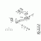 R1200GS ADV 08-09 (K255) Педаль тормоза