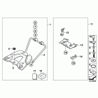 R1200GS 08-09 (K25) К-т регулируемого кронштейна верх.кофра