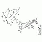 S1000RR 10-11 (K46) Carbon engine spoiler