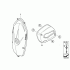 R1200RT 05-09 (K26) Carbon elements, engine