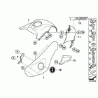 R1200GS ADV 08-09 (K255) Trim panel parts - mounting parts