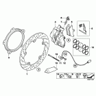R1200GS 08-09 (K25) Front brake rivet package