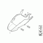 R1200GS 08-09 (K25) Upper mudguard