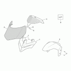 Leonardo 250 (Yamaha Engine) Front body - front fairing 3
