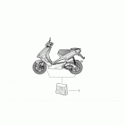 SR 50 AIR Central body decal set