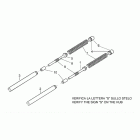 Leonardo 125-150 Front fork - sleeves 1