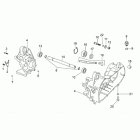 SR 50 H2O Central crank-case set